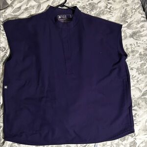 Figs womens Deep Purple Rafeala Scrub Top